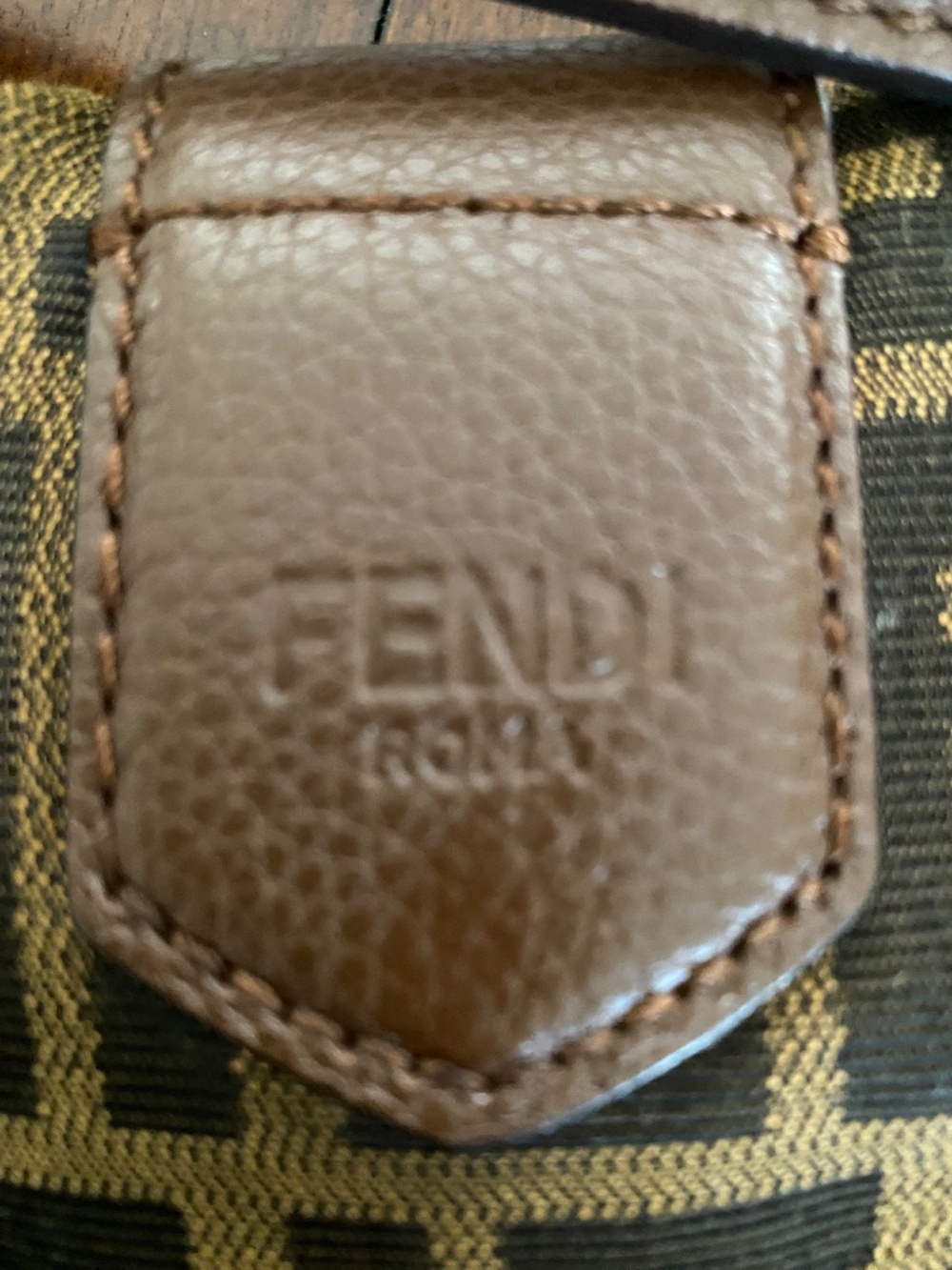 FENDI Canvas XL Hobo/Tote NO SHOULDER STRAP - FOR PARTS OR ADD YOUR OWN STRAP - Picture 6 of 11